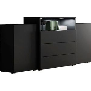 INOSIGN Sideboard »URBAN III«, Moderne Kommode mit 3 Schubladen und 4 Fächern, Breite 150 cm