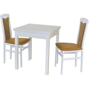 HOFMANN LIVING AND MORE Essgruppe »3tlg. Tischgruppe«, (Spar-Set, 3 tlg., 3tlg. Tischgruppe), Stühle montiert