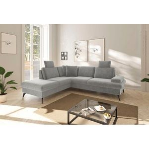 sit&more Ecksofa »Morris Jubi L-Form«, inkl. Armteilfunktion und 1 Zierkissen, wahlweise mit Bettfunktion
