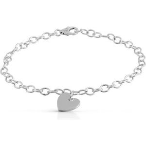 Vivance Armband »925 Silber rhodiniert mit Herz Motiv«