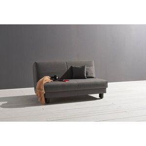 ell + ell Schlafsofa »Enny«, Liegefläche Breite 155 cm, Liegehöhe 45 cm, Füße schwarz, Rückenlehne
