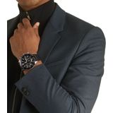CASIO EDIFICE Chronograph, Quarzuhr, Armbanduhr, Herrenuhr, Lederarmband,Datum, Lederband