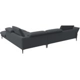 FLEXLUX Ecksofa »Salino, Funktionssofa mit Ottomane, Relaxsofa, Ecksofa«, Sofa mit Arm- und Kopfteil-Verstellungen, Kaltschaum & Stahl-Wellen