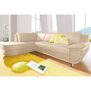 TRENDMANUFAKTUR Ecksofa »Rondo, zeitlos und elegant, OTTOs Choice, bequem, L-Form«, wahlweise mit Federkern, wahlweise mit Bettfunktion
