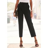 LASCANA Bügelfaltenhose, in 7/8-Länge, elegante Anzughose mit Taschen, schmale Stoffhose