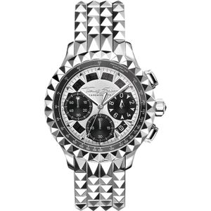 THOMAS SABO Chronograph »REBEL AT HEART«, Quarzuhr, Armbanduhr, Herren, Stoppfunktion, Datum, Saphirbeschichtung