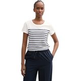 TOM TAILOR Denim T-Shirt, mit Streifen Muster