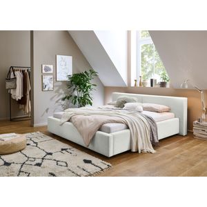 meise.möbel Polsterbett »Cube wahlweise mit Matratze und Bettkasten«, extra flaches Kopfteil, erhältlich in den Breiten 140cm, 160cm & 180cm