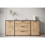 INOSIGN Sideboard »BOGOTA«, moderne Kommode, Schubladenschrank mit verstellbaren Einlegeböden