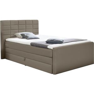 INOSIGN Boxspringbett »Lethbridge«, inkl. Bettkasten und Topper, zwei Matratzenarten in H2