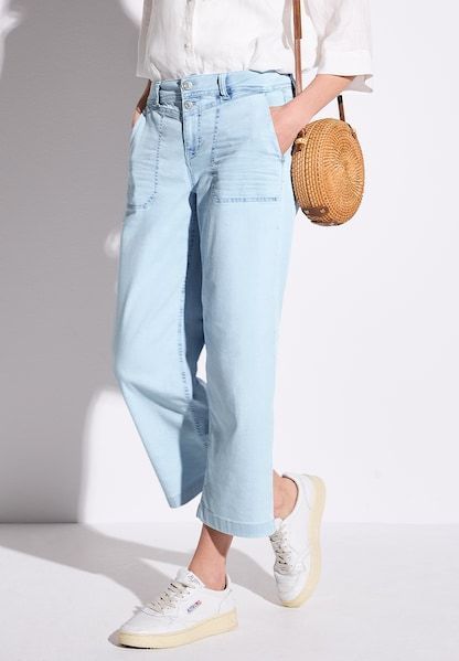 STREET ONE Weite Jeans, mit Taschen