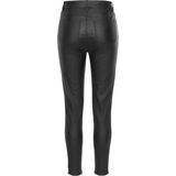 LASCANA Lederimitathose, mit sichtbarer Knopfleiste, enge Kunstlederhose, casual-chic