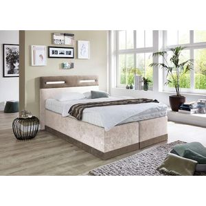 Westfalia Schlafkomfort Boxspringbett, mit LED-Beleuchtung