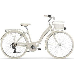 MBM Cityrad »NEW Primavera«, 6 Gang, Shimano, TY300 Schaltwerk, Kettenschaltung, für Damen, Kettenschaltung