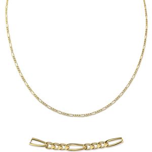 Firetti Collierkettchen »Schmuck Geschenk Gold 333 oder 585 Figarokettengl. in mehreren Breiten«, Made in Germany