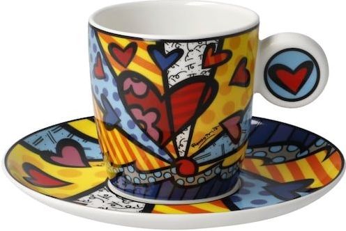 Goebel Espressotasse »Britto«, Pop Art, Fine Bone China, Romero Britto - A New Day