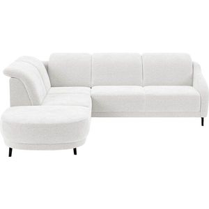 sit&more Ecksofa »Blues L-Form«, wahlweise mit Klapptisch und USB
