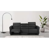 Places of Style 3-Sitzer »Carpari, 224cm, manuelle od. elektrische Relaxfunktion in 2 Sitzen«, mit USB-A/C, Kopfteilverstellung, Echtleder, Kunstleder, Webstoff