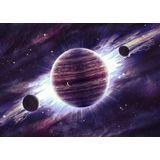 Papermoon Fototapete »Planeten«