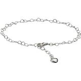 Firetti Fußkette »Schmuck Geschenk Silber 925 Herzen«