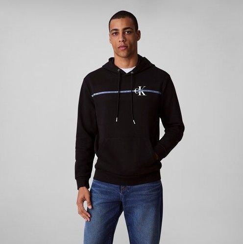 Calvin Klein Kapuzensweatshirt »400GSM TRRY SPRTSWR«, Mit Rundhalsausschnitt