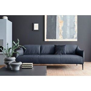 W.SCHILLIG 3-Sitzer »sally«, mit Metallfüßen in Schwarz pulverbeschichtet, Breite 224 cm
