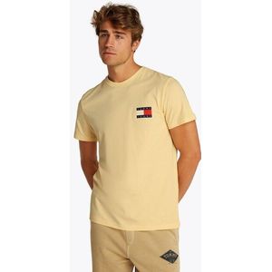 Tommy Jeans T-Shirt »TJM SLIM ESSENTIAL FLAG TEE EXT«, Mit Rundhalsausschnitt