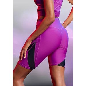 LASCANA ACTIVE Funktionsshorts, Sportshorts mit Leo- und Farbeinsätzen