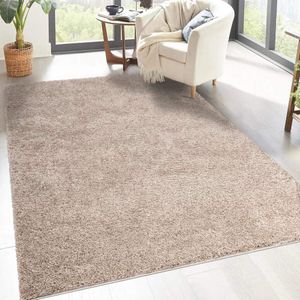 Carpet City Hochflor-Teppich »City Shaggy«, rechteckig, 30 mm Höhe, Auch als Läufer, Langflor, Uni, Shaggy, flauschig-weich