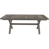 Siena Garden Garten-Essgruppe »»Corido Move« mit Sincro Ausziehtisch«, (Set, 9 tlg., inkl. Kissen und Move-Funktion), 4x Sessel, AZ-Tisch: 100x 200-260x 77 cm