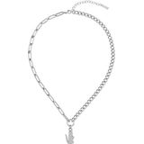 Lacoste Kette mit Anhänger »Schmuck Edelstahl Halsschmuck Halskette Ankerkette CROCODILE«, mit Glasstein