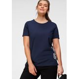 KangaROOS T-Shirt, Kurzarm, figurumspielend, unifarben, Rundhalsausschnitt, casual