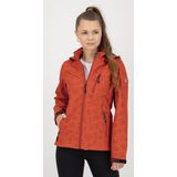 DEPROC Active Softshelljacke »SHELBY PEAK DC«, leichte Softshelljacke mit All-Over-Print und abnehmbarer Kapuze