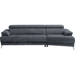 Egoitaliano Ecksofa »Soul, extravagantes Designsofa, Megasofa, super bequem, tolle Details«, mit Trapez-Abschlußelement, inkl verstellbarer Kopfteile