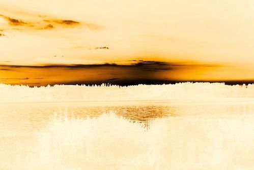 Architects Paper Fototapete »Atelier 47 Landscape Artwork 1«, Wald, Vlies, Wand, Schräge, Decke