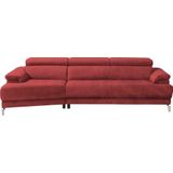 Egoitaliano Ecksofa »Soul, extravagantes Designsofa, Megasofa, super bequem, tolle Details«, mit Trapez-Abschlußelement, inkl verstellbarer Kopfteile