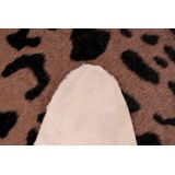 calo-deluxe Teppich »Amun 303«, fellförmig, 19 mm Höhe, Kunstfell, Wohnzimmer
