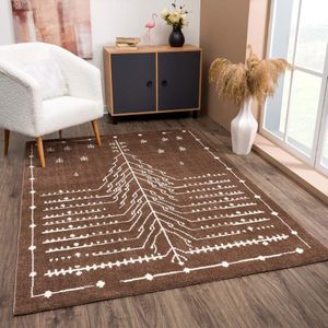 Carpet City Teppich »April 2308«, rechteckig, 10 mm Höhe, Läufer, weich durch Microfaser, Boho Ethno Look, Wohnzimmer