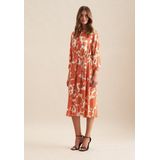 seidensticker Sommerkleid »Schwarze Rose«, 7/8-Arm Rundhals Paisley