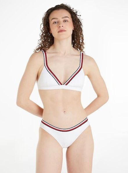 Tommy Hilfiger Swimwear Triangel-Bikini-Top »TRIANGLE RP«, mit Rippenstruktur