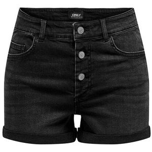 ONLY Shorts »ONLHUSH HW BUTTON FOLD UP SHORTS DNM PIM«