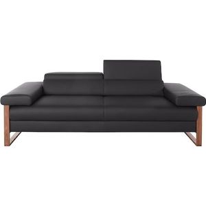 W.SCHILLIG 2,5-Sitzer »finn«, German Design Award 2016, Fußgestell Nussbaum natur, Breite 230 cm