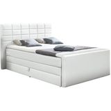 INOSIGN Boxspringbett »Lethbridge«, inkl. Bettkasten und Topper, zwei Matratzenarten in H2