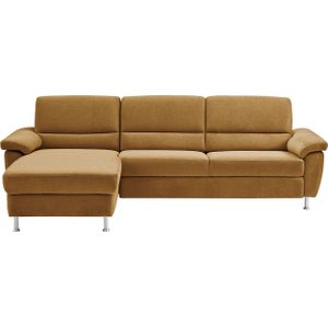 CALIZZA INTERIORS Ecksofa »Onyx L-Form«, Recamiere links oder rechts, wahlweise mit Bettfunktion, Breite 270 cm