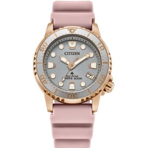 Citizen Taucheruhr »Promaster Eco-Drive Diver«, Armbanduhr, Solar, Damenuhr, analog, Tag, Batterie-Entladungsanzeige