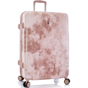 Heys Hartschalen-Trolley »Tie-Dye pink, 76 cm«, 4 Rollen, Heys x Joachim Llambi Hartschalen-Koffer Volumenerweiterung