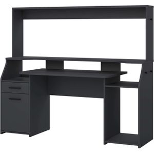 INOSIGN Computertisch »Function Plus Gaming Tisch, Bürotisch, Schreibtisch«, Schreibtisch mit 1 Tür, 1 Schublade, Towerfach, Monitoraufsatz