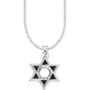 Bruno Banani Kette mit Anhänger »Schmuck Geschenk Ankerkette Hexagramm, B4122N/20/00/50«