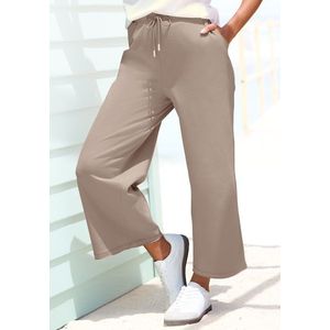 Elbsand 7/8-Hose, aus Sweatware mit weitem Bein