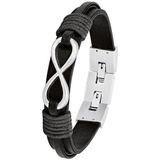 s.Oliver Lederarmband »Hauptkollektion - Infinity/Unendlichkeitsschleife, 2026136«
